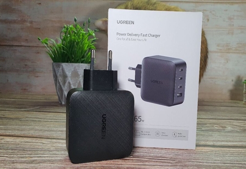 Đánh giá bộ sạc GaN UGreen 65W – Kích thước nhỏ, công suất lớn