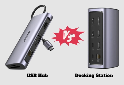 Sự khác biệt giữa Docking Station so với USB Hub