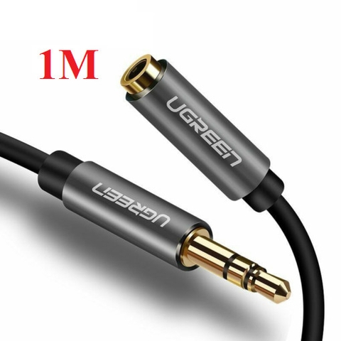 Cáp âm thanh 3.5mm nối dài AV118 Ugreen màu Đen