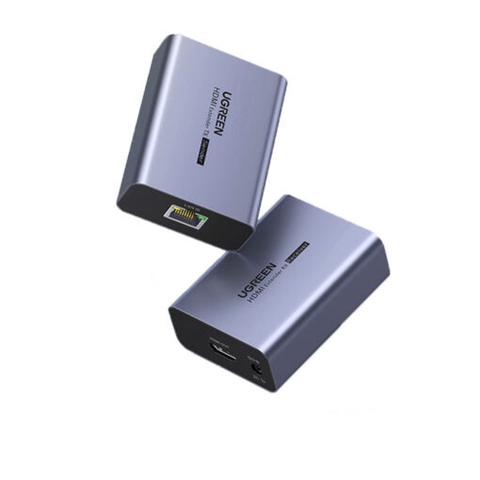 Bộ chuyển đổi HDMI qua cáp mạng Cat5,6 (70m) hỗ trợ 1080p Ugreen (20519)