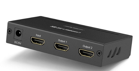 Ugreen 40201 Màu Đen Bộ chia HDMI 1 ra 2 hỗ trợ phân giải FULL HD 40201