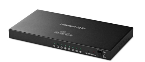 Ugreen 40203 Màu Đen Bộ chia HDMI 1 ra 8 hỗ trợ phân giải FULL HD 40203