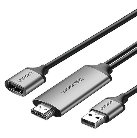 Bộ chuyển đổi USB sang HDMI màu xám Ugreen (50291)