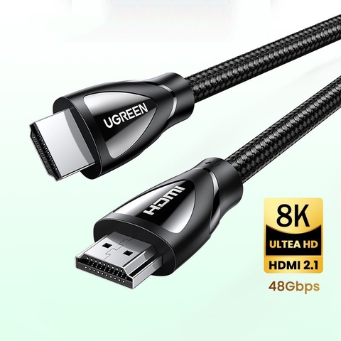 Cáp HDMI 2.1 Ultra HD Bọc Vải Cotton Hỗ Trợ 8K@60Hz Ugreen