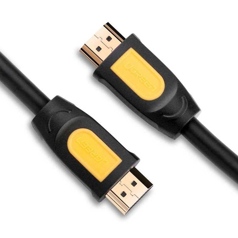 Dây HDMI 1.4 Đầu Cáp Mạ Vàng Thân Tròn Chuẩn 19+1 Lõi Đồng Ugreen HD101