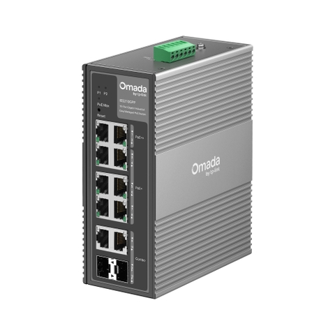 Bộ chuyển mạch công nghiệp Easy Managed Gigabit 10 cổng Omada IES210GPP (có hỗ trợ PoE++ / PoE+)