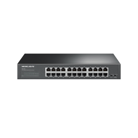 Switch Để Bàn Mercusys MS124GS | 24 cổng RJ45 10/100/1000 Mbps
