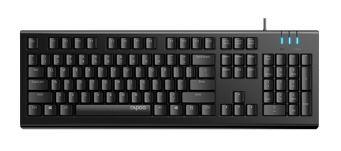 Bàn phím vi tính có dây Rapoo NK1800 màu đen
