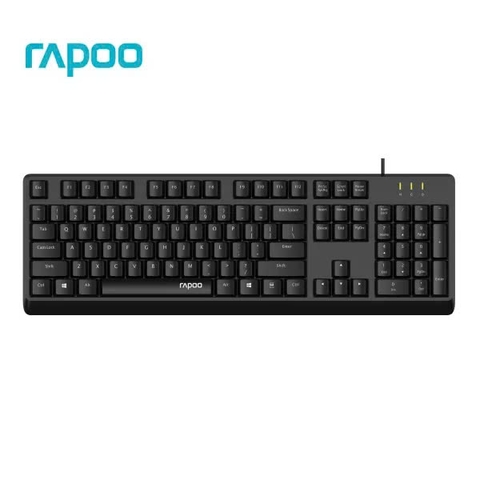 Bàn phím có dây Rapoo NK1900 màu đen
