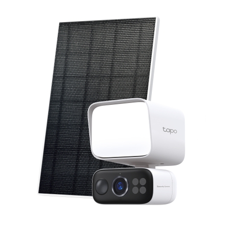 Bộ camera an ninh xoay/nghiêng đèn pha năng lượng mặt trời Tapo C625F KIT