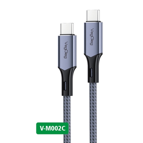 Cáp Sạc Nhanh VegGieg USB-C 100W V-M002C