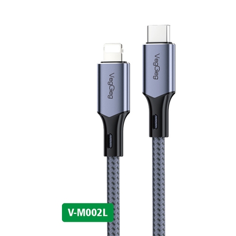 Cáp Sạc Nhanh VegGieg USB-C sang Lightning cho iPhone V-M002L