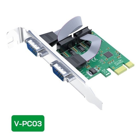 Card chuyển đổi PCI-E sang 2 cổng COM Serial Port - V-PC03