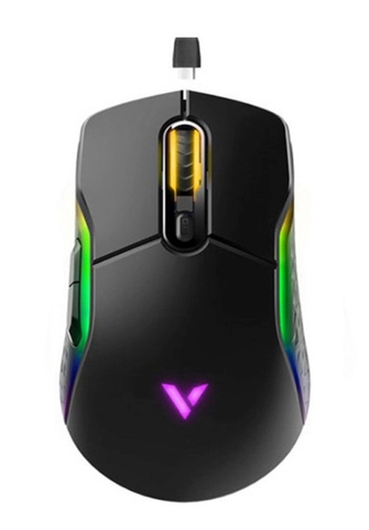 Chuột quang vi tính chơi game không dây Rapoo VT200 màu đen