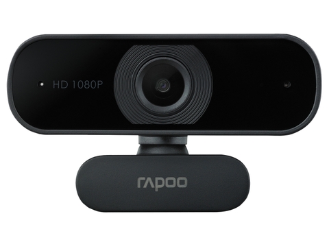 Webcamera của máy tính Rapoo XW180 màu đen