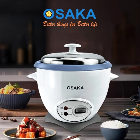 Nồi cơm điện Osaka RC220R - Nấu cơm không phân biệt mọi loại gạo