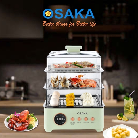 NỒI LẨU HẤP THỦY NHIỆT ĐA NĂNG OSAKA MP-666 NGON NHƯ NHÀ HÀNG CHANG KANG KUNG