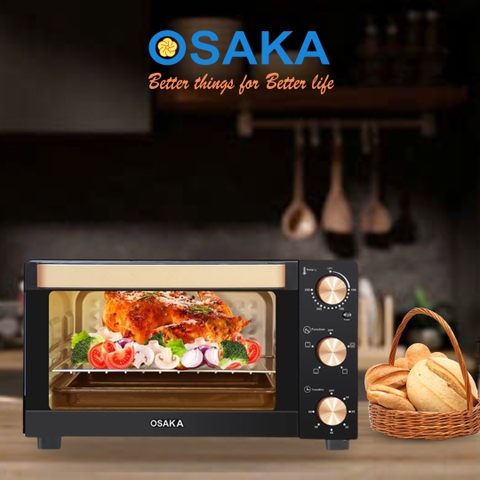 LÒ NƯỚNG THÙNG OSAKA TO25LB - ĐẶC BIỆT CHỨC NĂNG RÃ ĐÔNG