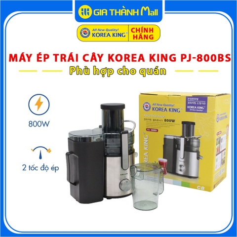 Máy ép trái cây Korea King PJ-800BS, công suất 800W