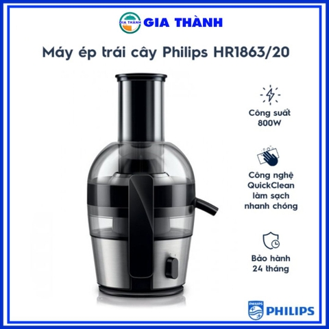Máy Ép Trái Cây Philips HR1863