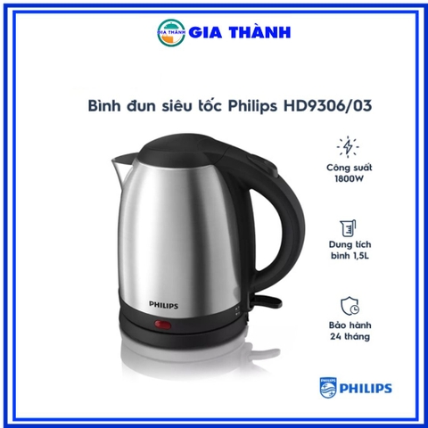 Bình đun siêu tốc Philips HD9306