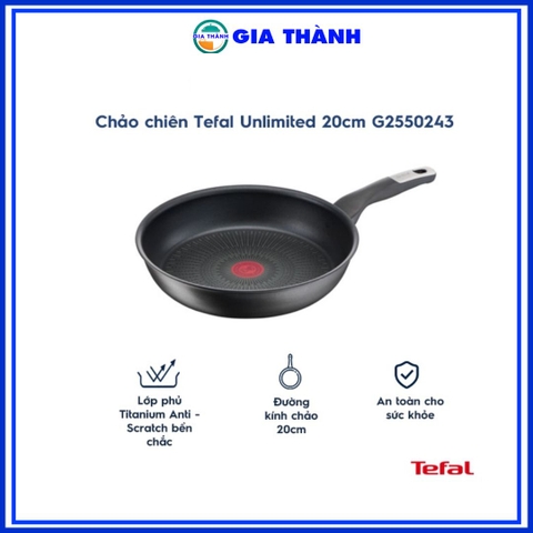 Chảo chiên Tefal Unlimited 20cm G2550243