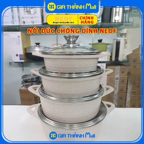 Nồi Đúc NEOF ( các size ) Kho Thịt Cá Đáy Từ – Gia Thành Mall