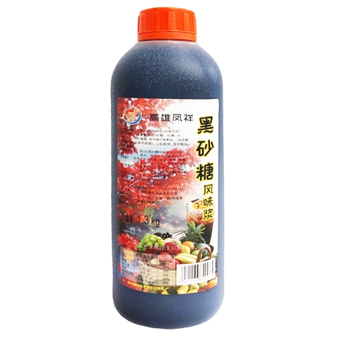 Siro đường đen Fengxiang (nắp đỏ) bình 1L3 - siro đường đen đài loan, si rô fengxiang, siro đường đen nắp đỏ - Gia store