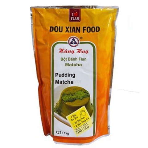 Bột Pudding Douxian gói 1kg - MATCHA