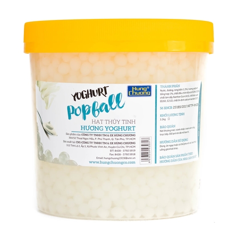 Thạch thủy tinh Hùng Chương hộp 3kg2 - YOGHURT