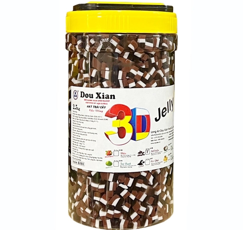 Thạch 3D Douxian hộp 2.5kg - SOCOLA - HẠT NHỎ