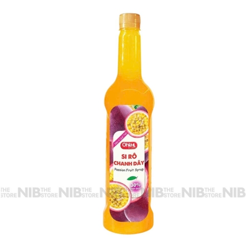 Siro Ohla 30% chai nhựa 780ml - CHANH DÂY