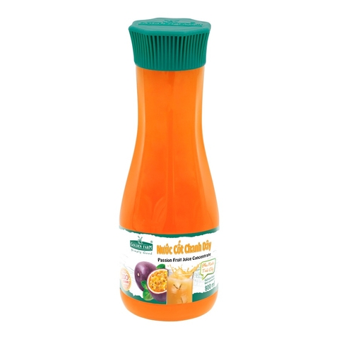 Nước cốt Golden farm chai 800ml - CHANH DÂY