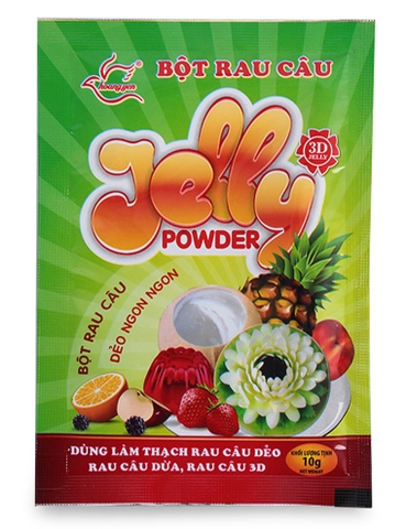 Bột rau câu Dẻo Hoàng Yến - GÓI LẺ 10G