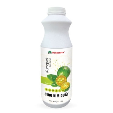 Siro Wonderful chai 1kg3 - KIM QUẤT