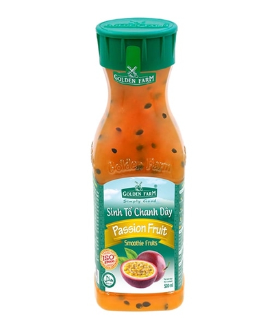 Sinh tố golden farm chai 500ml - CHANH DÂY