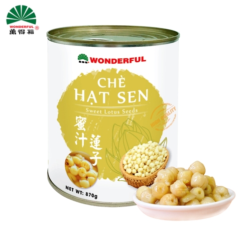 Chè hạt sen Wonderful lon 900g