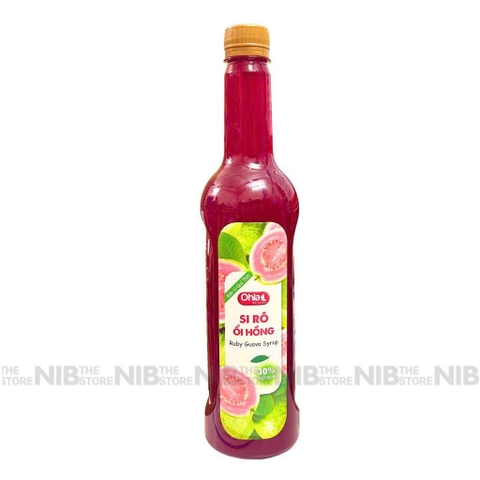 Siro Ohla 30% chai nhựa 780ml - ỔI
