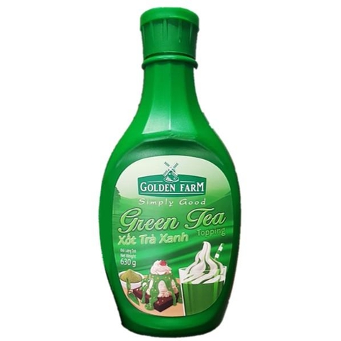 Sốt Golden Farm chai 630g - TRÀ XANH