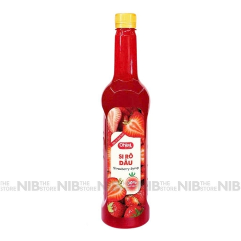 Siro Ohla 30% chai nhựa 780ml - DÂU