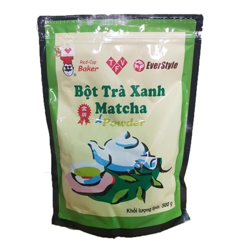 Bột trà xanh Matcha Đài Loan Everstyle 500g