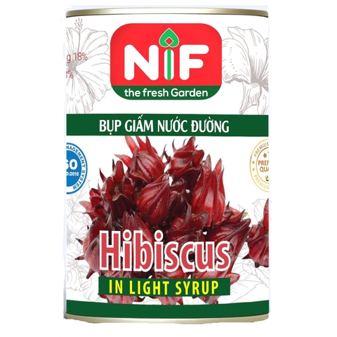 Hibiscus ngâm nước đường Nif lon 560g