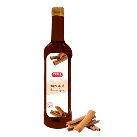 Siro Ohla chai nhựa 780ml - QUẾ