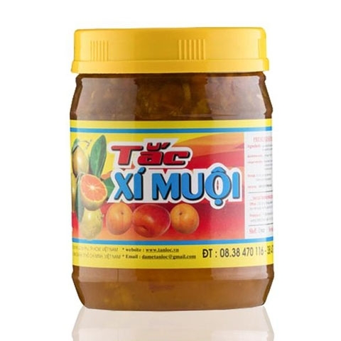Tắc xí muội Tấn Lộc hũ 900g