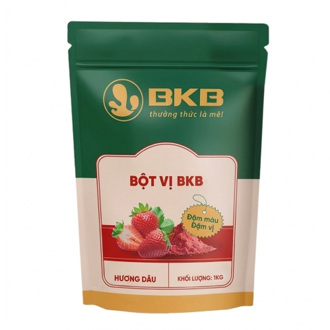 Bột vị pha trà sữa BKB gói 1kg - DÂU