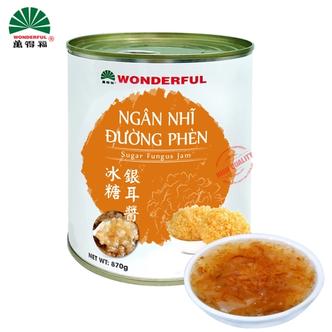 Ngân nhĩ đường phèn Wonderful lon 870g