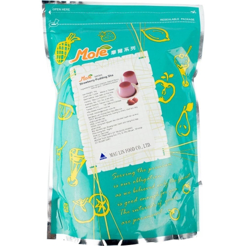 Bột pudding Đài Loan Mole gói 1kg - DÂU