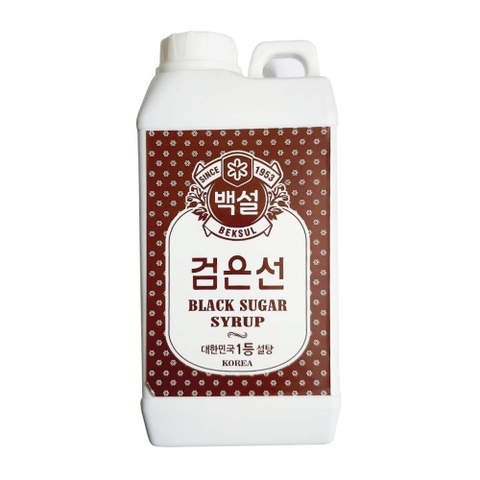Siro đường đen Hàn Quốc TCP chai 1kg