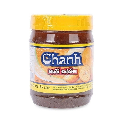Chanh muối đường Tấn Lộc hũ 900g