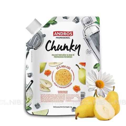 Mứt Chunky gói 1kg - LÊ & HOA CÚC